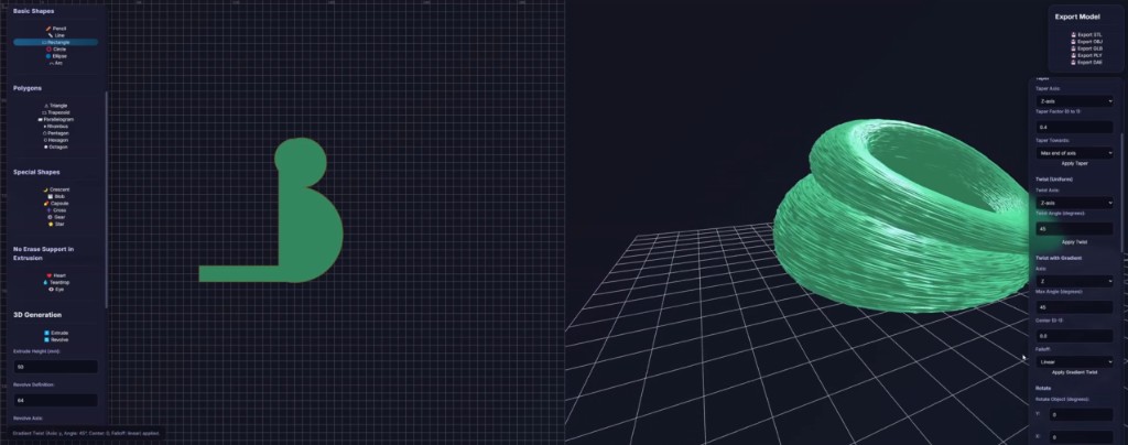 Sketch to 3D